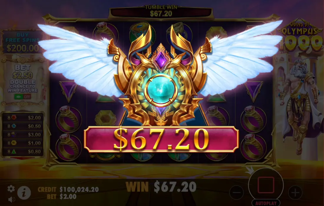 Olympus 1000 Bonus Round