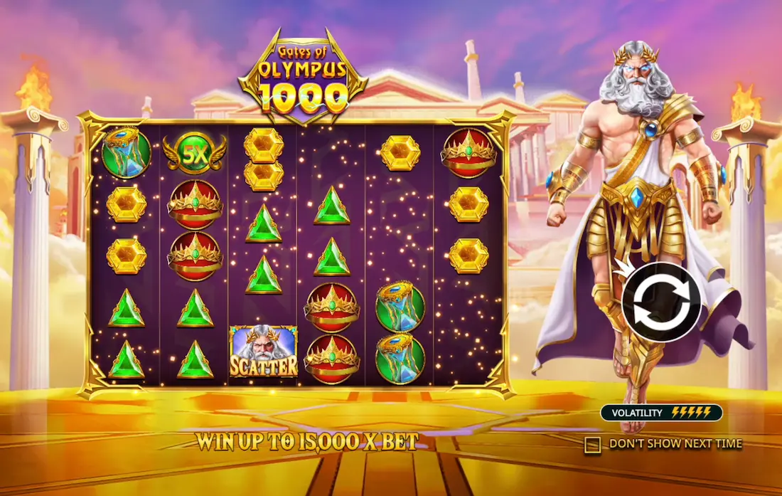 Gates of Olympus 1000 Reels